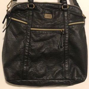 Black vans purse with two straps